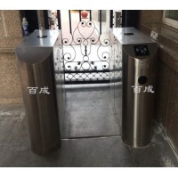 员工刷脸测温通道摆闸