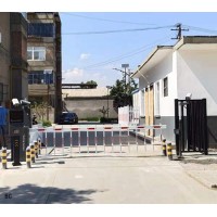 住宅小区双层栅栏道闸02