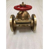 船用JIS日标法兰5K50衬胶隔膜阀